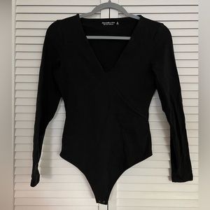 A&F V-neck bodysuit